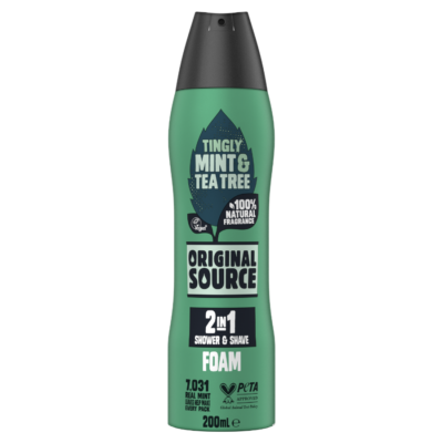 2-1 Shower and Shave - Tingly Mint & Tea Tree