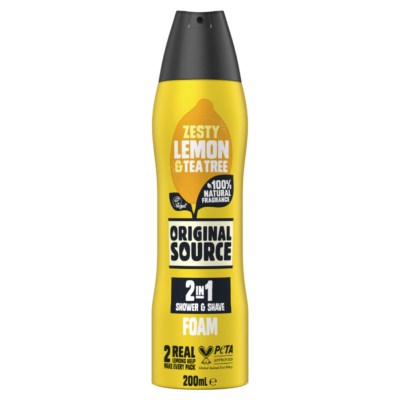 2-1 Shower and Shave - Zesty Lemon & Tea Tree