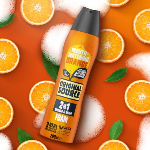 2-1 Shower and Shave - Mouth Watering Orange