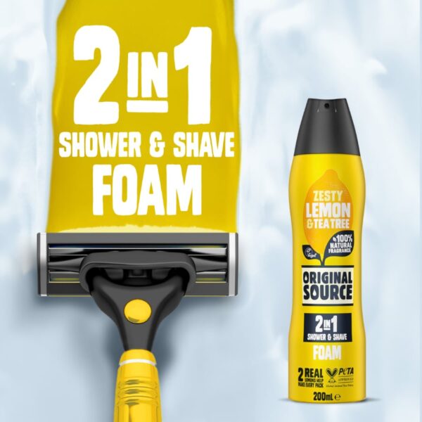 2-1 Shower and Shave - Zesty Lemon & Tea Tree