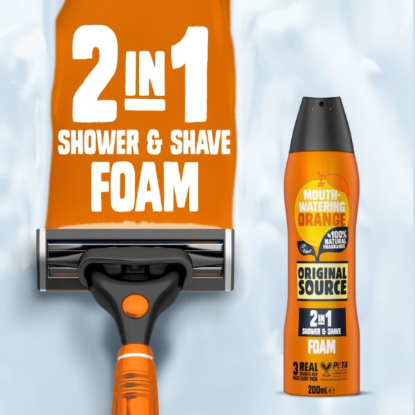 2-1 Shower and Shave - Mouth Watering Orange